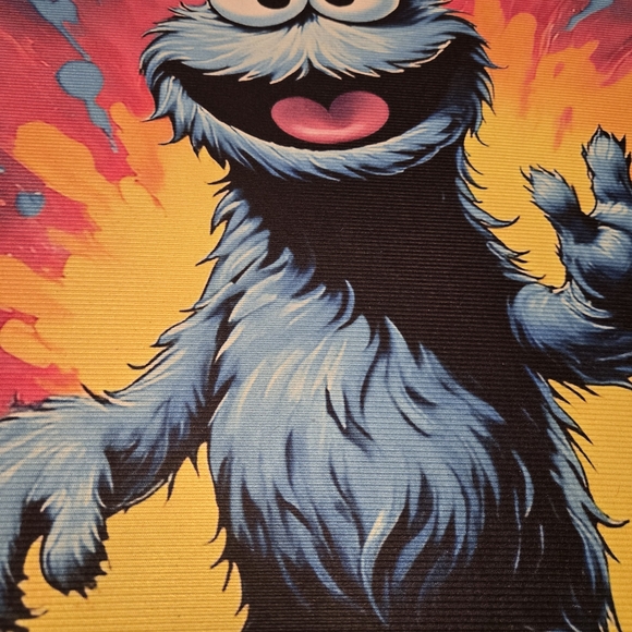 Cookie Monster Custom Rug - Picture 7 of 7